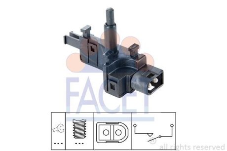 Датчик заднього ходу Mercedes Benz W124/202/210 (88-) (7.6165) FACET 76165