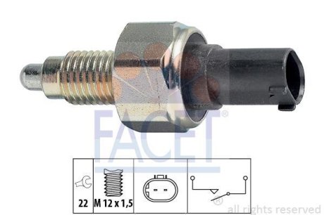 Датчик заднього ходу MB A(W168.169) 97-12/ B(W245) 05-11/ Vaneo 02-05 (7.6252) FACET 76252