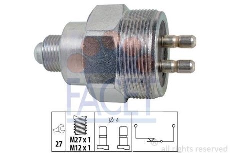 Датчик заднього ходу Sprinter 96-/Vito 03- (7.6324) FACET 76324