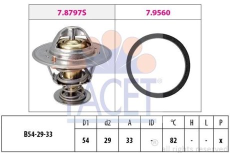 Термостат FACET 7.8797