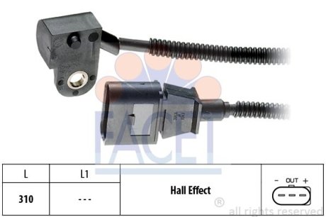 Датчик положення колінчастого вала FACET 9.0456