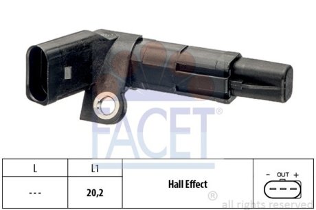 Датчик положення колінчастого вала FACET 90683