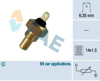 Датчик температури охолоджуючої рідини FAE 31460