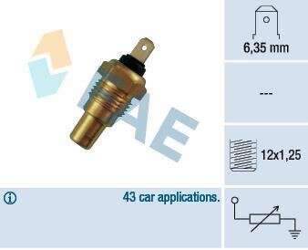 Датчик температури охолоджуючої рідини FAE 31650