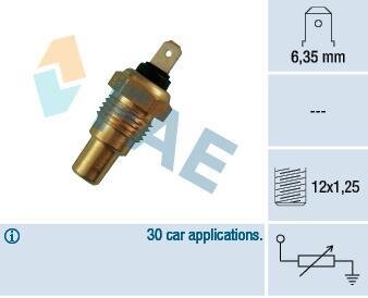 Датчик температури охолоджуючої рідини FAE 31680