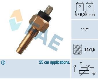 Датчик температури охолоджуючої рідини FAE 34160
