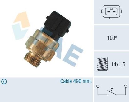 Датчик температури охолоджуючої рідини FAE 35570
