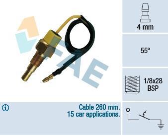 Датчик темпер. охолодж.рідини FAE 35790