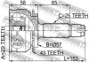 ШРКШ (ШРУС) зовнішній 29x57x25 MITSUBISHI LANCER 00- FEBEST 0410-038A43 (фото 2)