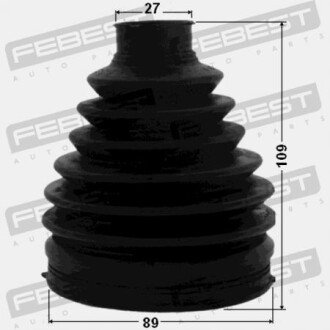 Пыльник привода колеса FEBEST 0417P-NA4