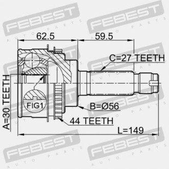 ШРУС FEBEST 0810-026A44