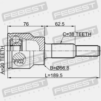 ШРУС FEBEST 2110-EXPLR