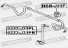 ВТУЛКА ПЕРЕДНЬОГО СТАБІЛІЗАТОРА d22 FEBEST NSBJ31F (фото 2)