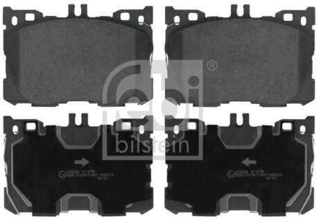 Комплект гальмівних колодок FEBI BILSTEIN 116428