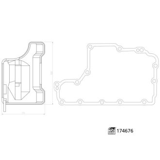 К-т фільтра гідравлічного АКПП FEBI BILSTEIN 174676