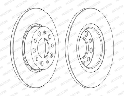 Гальмівний диск FERODO DDF1450C