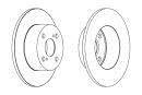 Диск гальмівний FERODO DDF1487