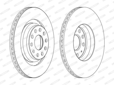 Диск гальмівний FERODO DDF1503C