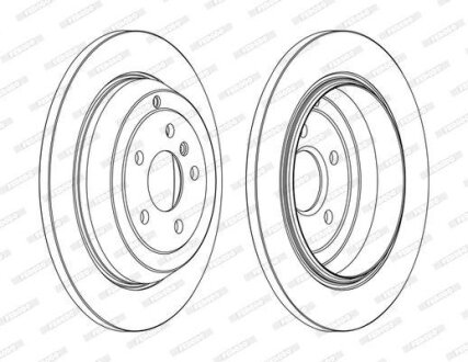 Гальмівний диск FERODO DDF1530C