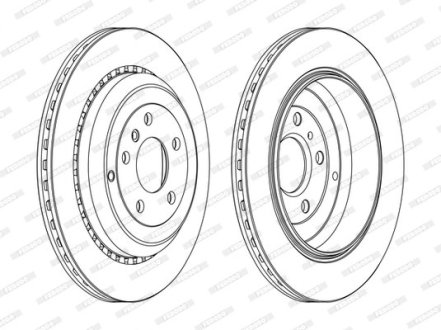 Тормозной диск FERODO DDF1531C