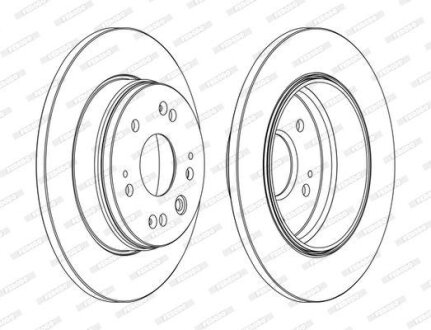 Гальмівний диск FERODO DDF1540C