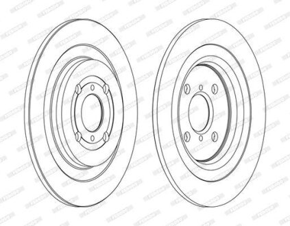 Гальмівний диск FERODO DDF1588C
