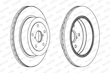 Тормозной диск FERODO DDF175