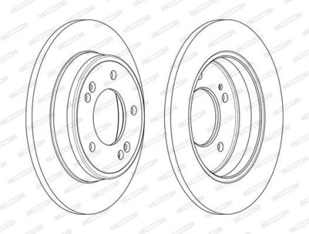Диск гальмівний FERODO DDF2193C