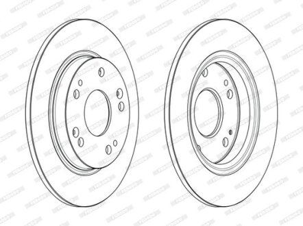 Гальмівний диск FERODO DDF2524C