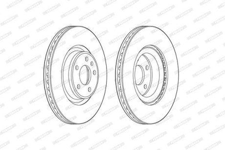 Диск гальмівний FERODO DDF2597C-1