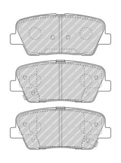 Комплект тормозных колодок FERODO FDB4391