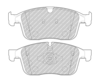 Колодки тормозные дисковые FERODO FDB4943