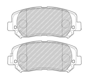 Комплект тормозных колодок FERODO FDB4999