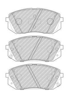 Комплект тормозных колодок FERODO FDB5039
