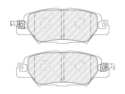 Колодки гальмівні дискові FERODO FDB5116