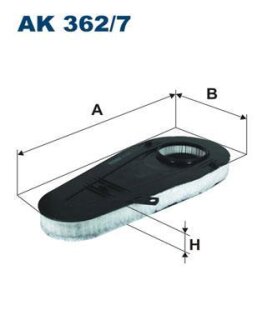 Фільтр повітряний FILTRON AK3627
