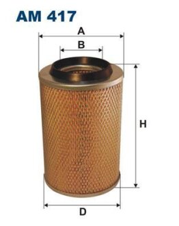 Фільтр повітряний FILTRON AM417