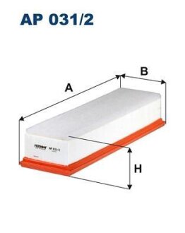 Фільтр повітряний FILTRON AP0312