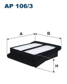 Фільтр повітряний FILTRON AP1063