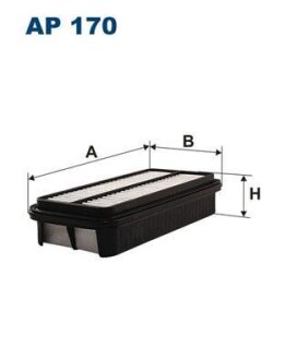 Фільтр повітряний FILTRON AP170