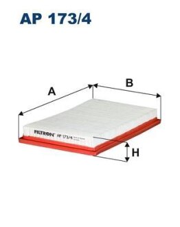 Фільтр повітряний FILTRON AP1734