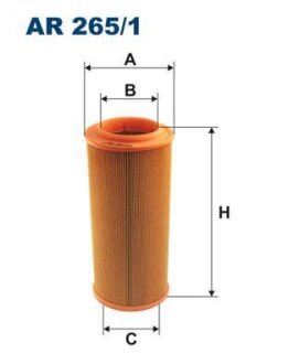 Фільтр повітряний FILTRON AR2651