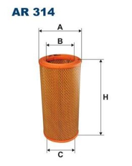 Фільтр повітряний FILTRON AR314