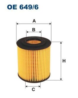 Фільтр масляний FILTRON OE6496