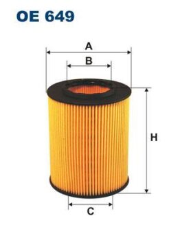 Фільтр масляний FILTRON OE649