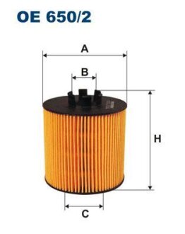 Фільтр масляний FILTRON OE6502