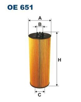 Фільтр масляний FILTRON OE651