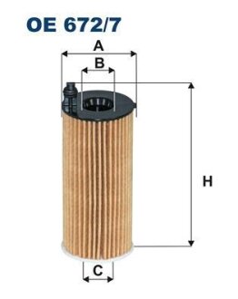 Фільтр масляний FILTRON OE6727A