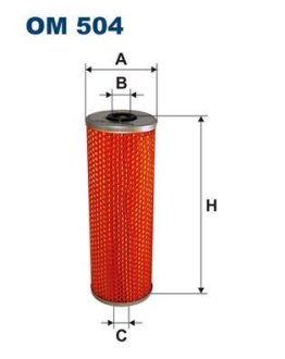 Фільтр масляний FILTRON OM504