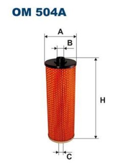 Фільтр масляний FILTRON OM504A